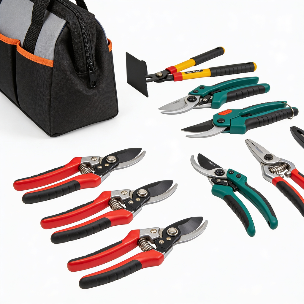 Billfris Grenebo Gardening Tool Set, 9 Pieces Heavy Duty Gardening Tools with Pruning Shears and Travel Bag with XL Handle, Gardening Set Garden Gifts for Men Women