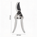 Billfris GRÜNTEK Ratchet Pruning Shears CACATUA 20.5cm - Professional Anvil Gardening Shears Garden Shears Loppers up to 24mm Double Mode S/R Pruning Shears