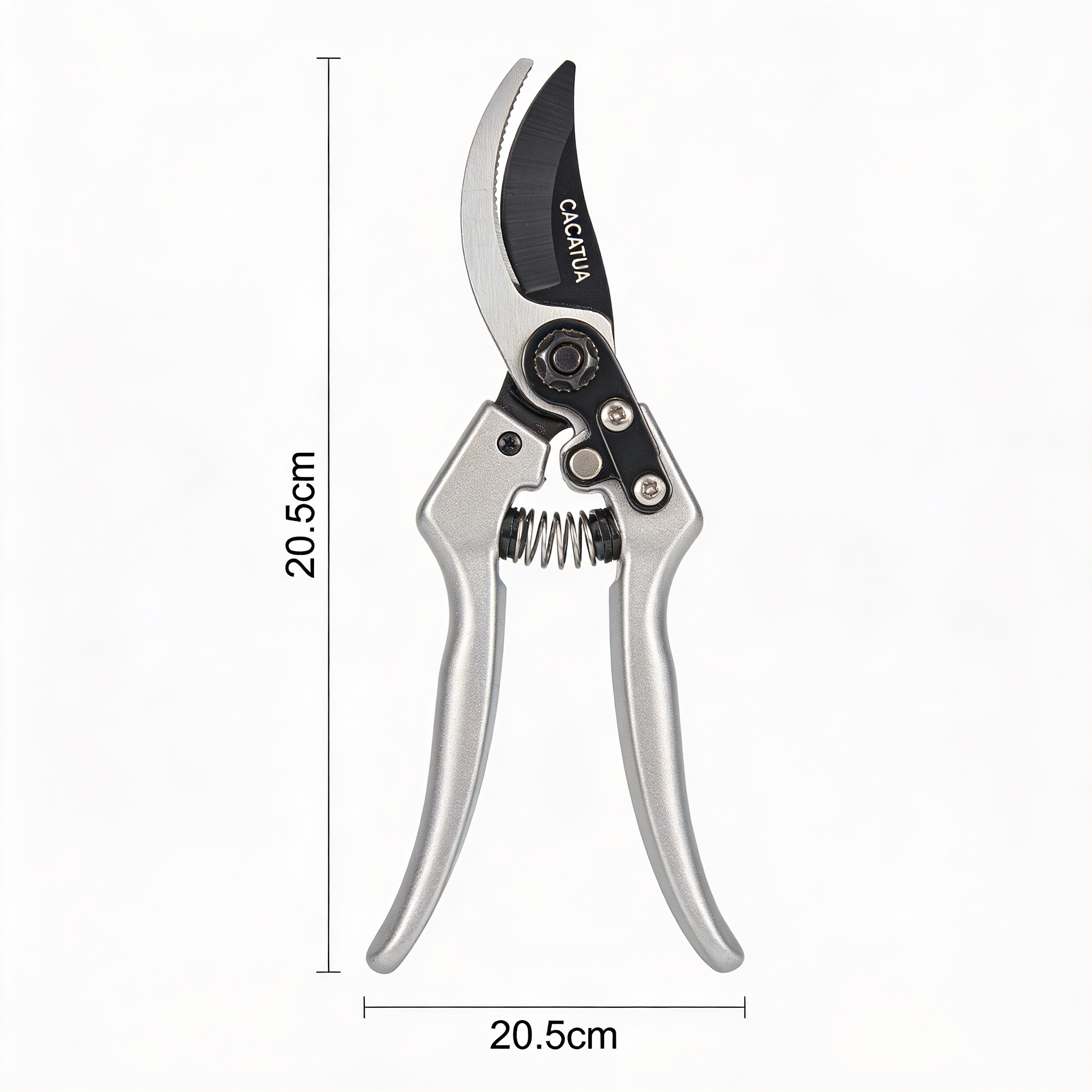 Billfris GRÜNTEK Ratchet Pruning Shears CACATUA 20.5cm - Professional Anvil Gardening Shears Garden Shears Loppers up to 24mm Double Mode S/R Pruning Shears