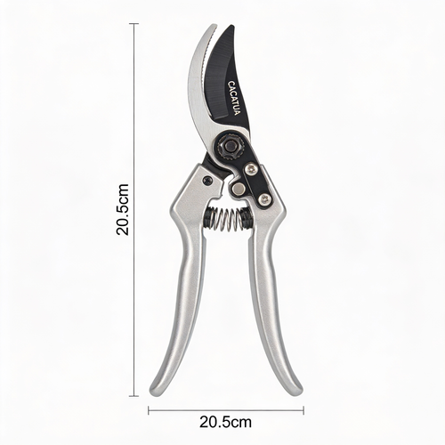 Billfris GRÜNTEK Ratchet Pruning Shears CACATUA 20.5cm - Professional Anvil Gardening Shears Garden Shears Loppers up to 24mm Double Mode S/R Pruning Shears