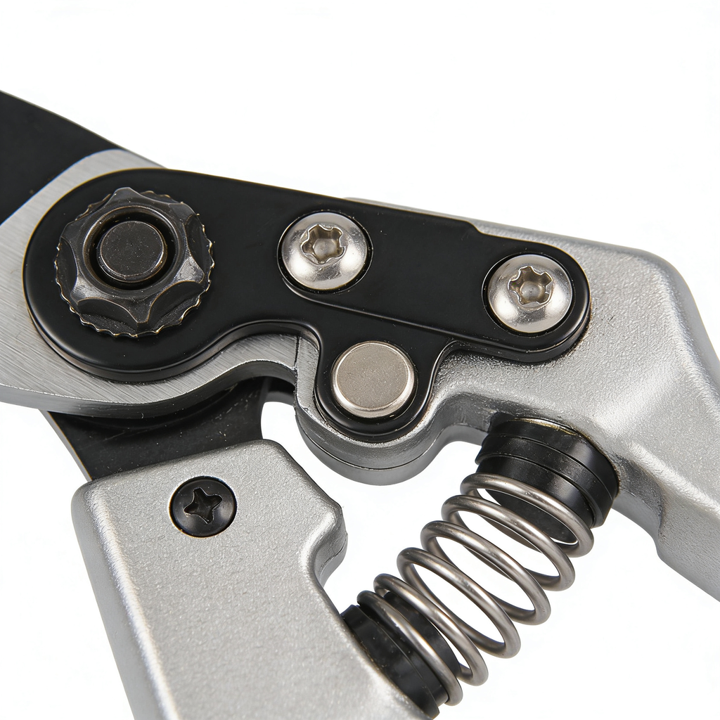 Billfris GRÜNTEK Ratchet Pruning Shears CACATUA 20.5cm - Professional Anvil Gardening Shears Garden Shears Loppers up to 24mm Double Mode S/R Pruning Shears