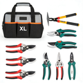 Billfris Grenebo Gardening Tool Set, 9 Pieces Heavy Duty Gardening Tools with Pruning Shears and Travel Bag with XL Handle, Gardening Set Garden Gifts for Men Women